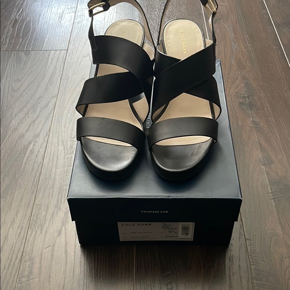 Cole Haan Shoes - Cole Haan Black Strappy Sandals